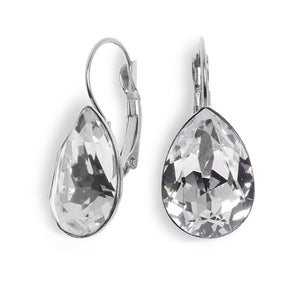 Date Night Earrings - Silver Clear Crystal - SEA Smadar Eliasaf