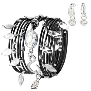 Black&Silver Ivy Bracelet SET - SEA Smadar Eliasaf