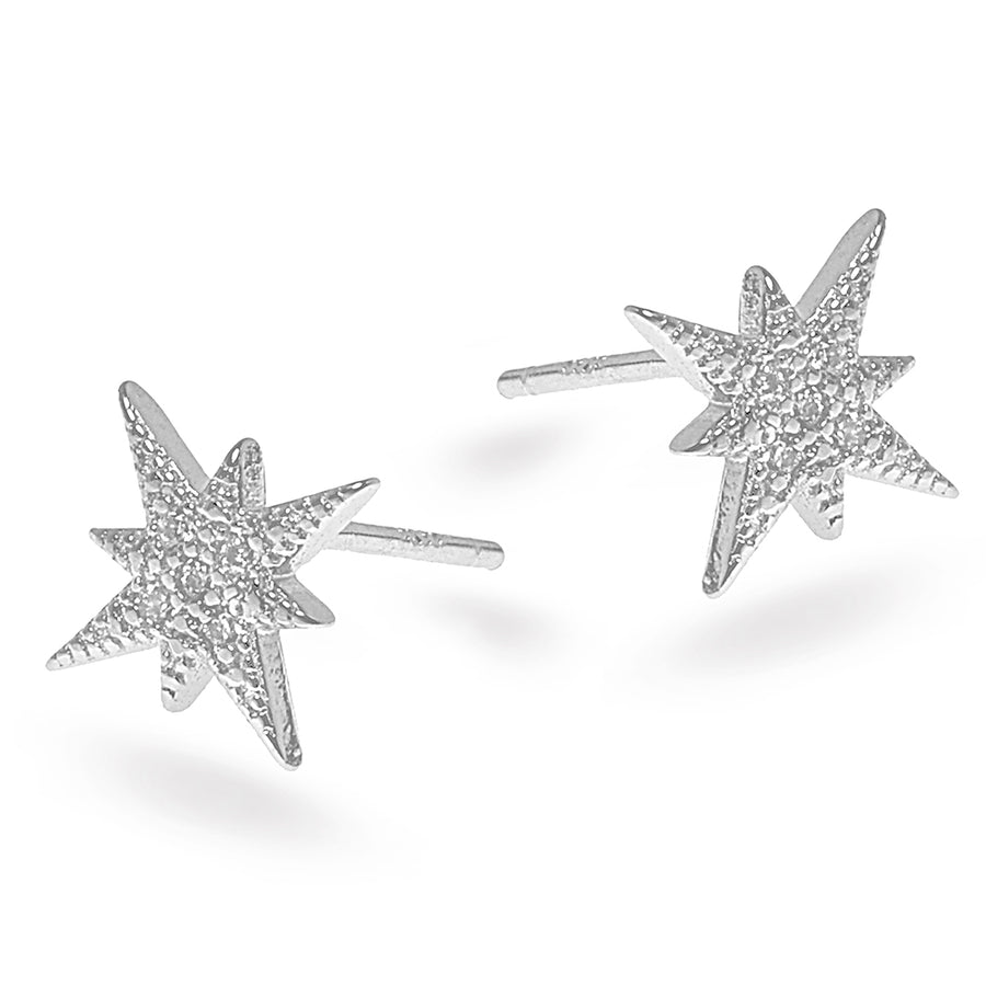 Silver Star Earrings - SEA Smadar Eliasaf