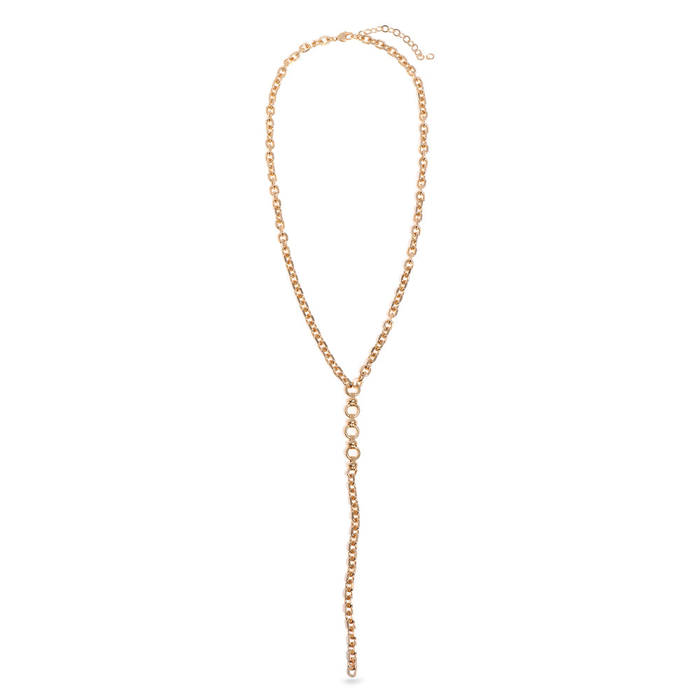 Beyoncé Long Chain Necklace - Golden - SEA Smadar Eliasaf