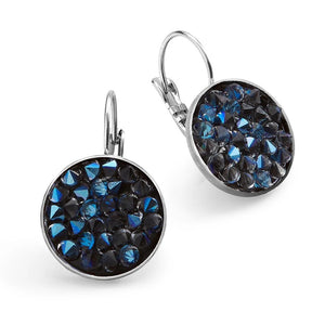 Blue Crystal Rocks Earrings - SEA Smadar Eliasaf
